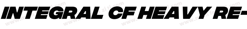 Integral CF Heavy Re字体转换